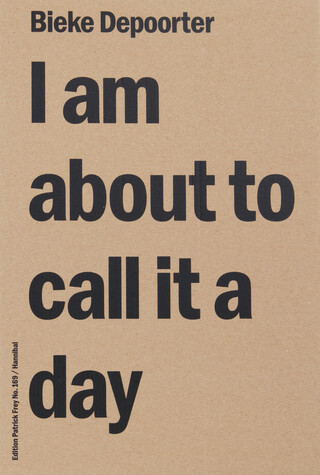I Am About To Call It a Day I Am About To Call It a Day – book cover closed